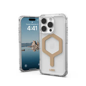 UAG iPhone 16 Pro 耐衝撃ケース MAGSAFE対応 PLYO アイス/ゴールド UAG-IPH24MA-YMS-I/G