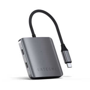 SATECHI 4-Port USB-C Hub with PD PST-H4CPDM SATECHI 4-Port USB-C Hub with PD PST-H4CPDM