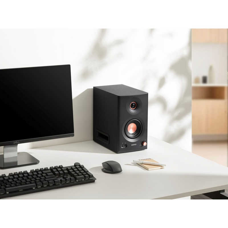 EDIFIER EDIFIER Edifier製 2.0モニタースピーカーシステム MR5(ブラック) ［ハイレゾ対応 / 2本］ ED-MR5-BK ED-MR5-BK