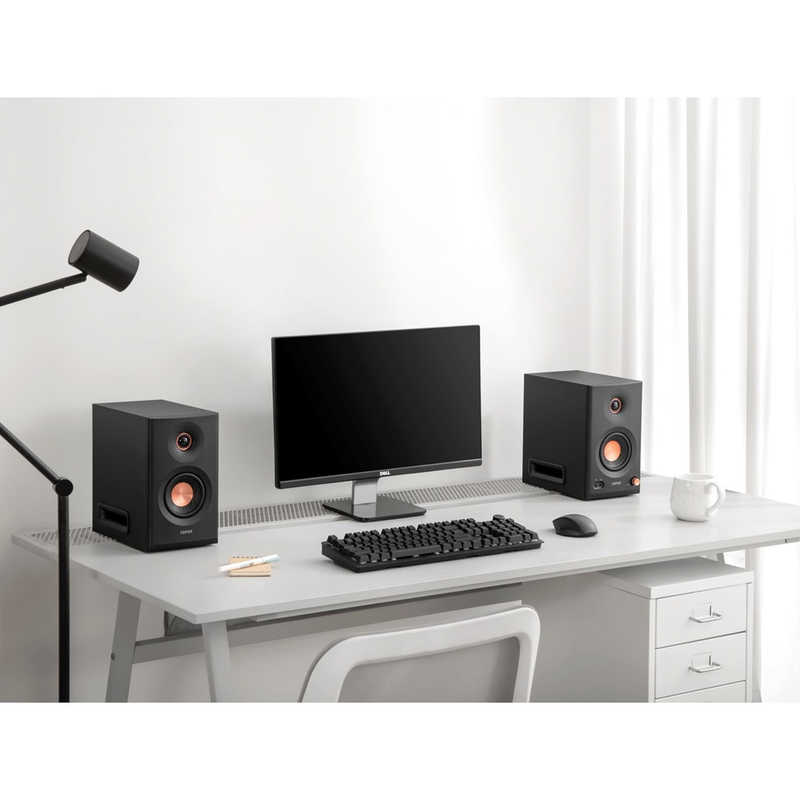 EDIFIER EDIFIER Edifier製 2.0モニタースピーカーシステム MR5(ブラック) ［ハイレゾ対応 / 2本］ ED-MR5-BK ED-MR5-BK