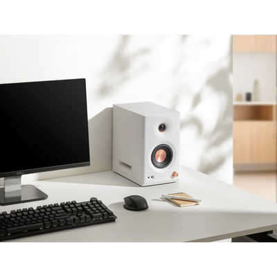 EDIFIER Edifier製 2.0モニタースピーカーシステム MR5(ホワイト