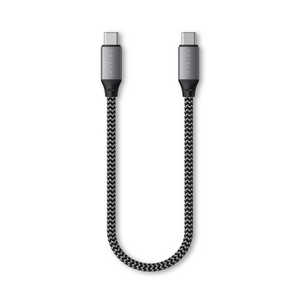 SATECHI USB-C to USB-C Cable - 10 Inches PST-TCC10M SATECHI USB-C to USB-C Cable - 10 Inches PST-TCC10M