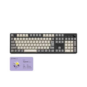 IKBC フルサイズワイヤレスメカニカルキーボード CD108HB＋(KTT Hyacinth / 日本語配列) ブラック IK-CD108HBPLS-KT/HC
