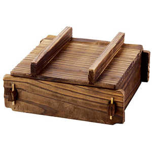 ヤマコー 用美 業務用 焼杉・角蒸ミニセイロセット(大) yamaco20372 YAMACO20372