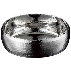 ヤマコー 用美 業務用 ステンレス槌目 浅型盛鉢 大 yamaco23979 YAMACO23979