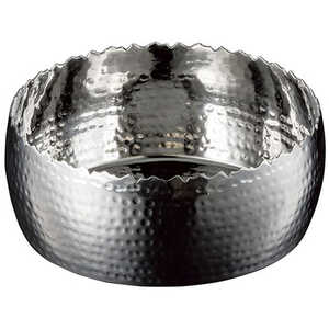 ヤマコー 用美 業務用 ステンレス槌目 浅型盛鉢 小 yamaco23981 YAMACO23981