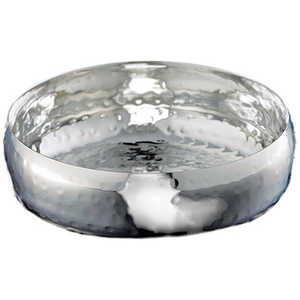 ヤマコー 用美 業務用 ステンレス槌目 浅型丸ミニ鉢 yamaco23996 YAMACO23996