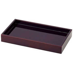 ヤマコー 用美 業務用 創・長角盛皿(溜塗) yamaco38517 YAMACO38517