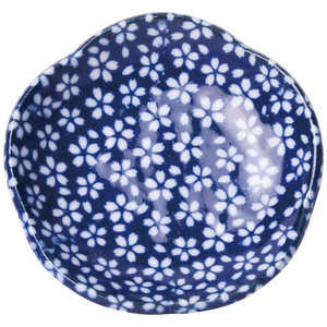 ヤマコー てまひま工房 プチ風水・盛塩小皿 花型 藍 山桜 YAMACO78453 ヤマコー てまひま工房 プチ風水・盛塩小皿 花型 藍 山桜 YAMACO78453