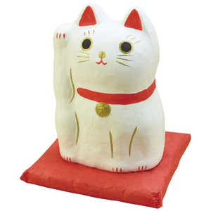 ヤマコー てまひま工房 置き物 はりこーシカ 招き猫 白 YAMACO89597 ヤマコー てまひま工房 置き物 はりこーシカ 招き猫 白 YAMACO89597
