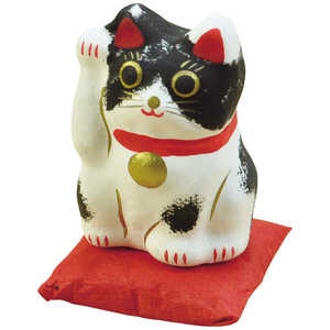 ヤマコー てまひま工房 置き物 招き猫 まめまねき ブチ YAMACO89600 ヤマコー てまひま工房 置き物 招き猫 まめまねき ブチ YAMACO89600