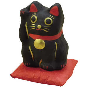ヤマコー てまひま工房 置き物 招き猫 まめまねき クロ YAMACO89602 ヤマコー てまひま工房 置き物 招き猫 まめまねき クロ YAMACO89602
