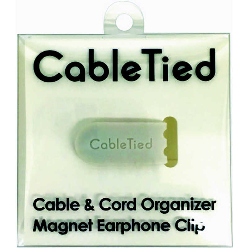 タイヘイ化成 タイヘイ化成 CableTied イヤホンコードホルダー CABLETIED01(ホワイ CABLETIED01(ホワイ