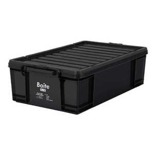 ベストコ コンテナボックス 収納 XL ロー 50L ブラック Boite MA4110 ベストコ コンテナボックス 収納 XL ロー 50L ブラック Boite MA4110