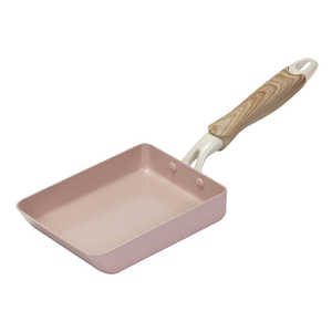 ベストコ 卵焼き器 13×18cm エッグパン IH ガス火対応 セラミック 軽量 セラミック毎日パン ピンク NQ-431