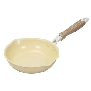 ベストコ フライパン 20cm IH ガス火対応 セラミック 両口 軽量 セラミック毎日パン カスタード NQ-439