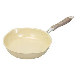 ベストコ フライパン 26cm IH ガス火対応 セラミック 両口 軽量 セラミック毎日パン カスタード NQ-441