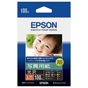 エプソン EPSON 写真用紙「光沢」 KL100PSKR