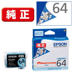 エプソン　EPSON インクカｰトリッジ ICLC64