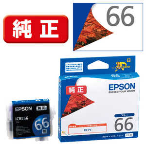 エプソン　EPSON インクカｰトリッジ ICBL66 (ブルｰ)