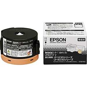 エプソン　EPSON ｢純正｣環境推進カートリッジ(ブラック･Mサイズ) LPB4T17V