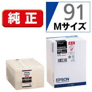 エプソン EPSON インクカートリッジ ICBK91M (Mサイズブラック) エプソン EPSON インクカートリッジ ICBK91M (Mサイズブラック)