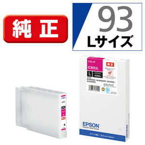 エプソン　EPSON ｢純正｣マゼンタインクカｰトリッジL ICM93L