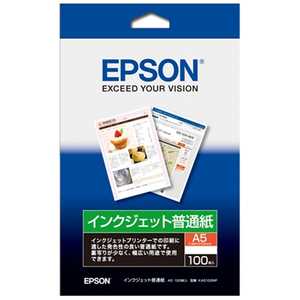 エプソン　EPSON インクジェット普通紙(A5サイズ･100枚入り) KA5100NP