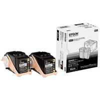 エプソン EPSON ｢純正｣環境推進トナー(ブラック・2本パック Mサイズ 