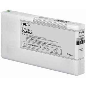 エプソン EPSON 純正プリンターインク SureColor ライトグレー SC12LGY20 エプソン EPSON 純正プリンターインク SureColor ライトグレー SC12LGY20