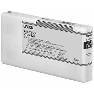 エプソン EPSON 純正プリンターインク SureColor マットブラック SC12MB20 エプソン EPSON 純正プリンターインク SureColor マットブラック SC12MB20