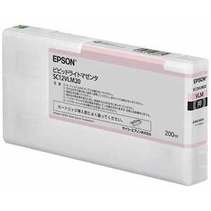 エプソン　EPSON 純正プリンターインク SureColor ビビッドライトマゼンタ SC12VLM20