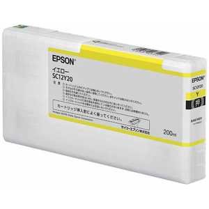 エプソン EPSON 純正プリンターインク SureColor イエロー SC12Y20 エプソン EPSON 純正プリンターインク SureColor イエロー SC12Y20