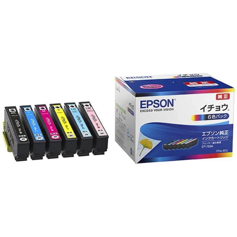 エプソン　EPSON エプソン　EPSON (純正)インクカートリッジ(6色パック) ITH-6CL ITH-6CL
