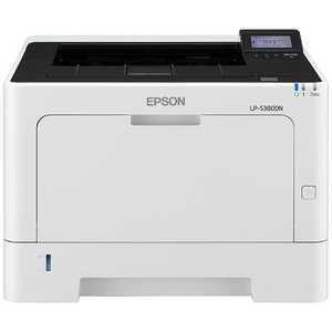 エプソン EPSON モノクロレーザープリンター ホワイト [はがき?A4] LP-S380DN