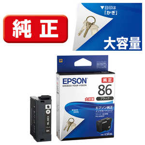 エプソン EPSON 「純正」インクカートリッジ ICBK86(ブラック) エプソン EPSON 「純正」インクカートリッジ ICBK86(ブラック)