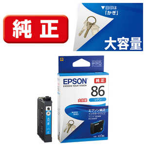 エプソン　EPSON ｢純正｣インクカｰトリッジ ICC86(シアン) 