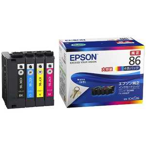 エプソン EPSON 「純正」インクカートリッジ IC4CL86(4色パック)