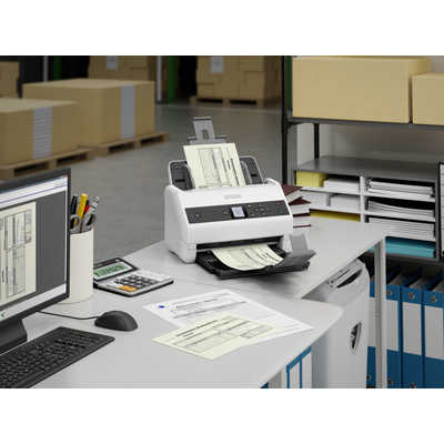 エプソン EPSON スキャナー ホワイト [A4サイズ /USB] DS-870 の