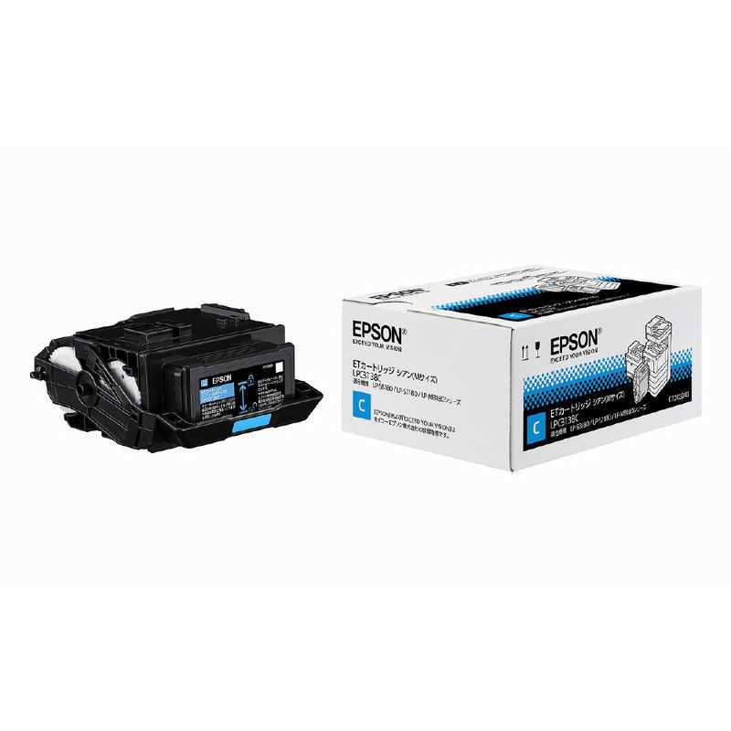 エプソン　EPSON エプソン　EPSON 純正トナー ETカートリッジ シアン Mサイズ LPC3T38C LPC3T38C