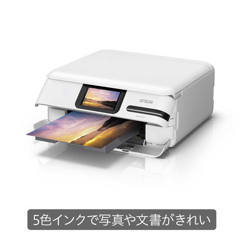 エプソン　EPSON エプソン　EPSON インクジェット複合機｢Colorio(カラリオ)｣[L判~A4対応/USB2.0/無線] EW-M752T ホワイト EW-M752T ホワイト