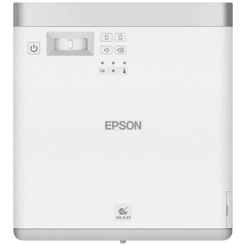 エプソン　EPSON エプソン　EPSON ホームプロジェクター(AndroidTV端末同梱モデル) EF-100WATV ホワイト EF-100WATV ホワイト