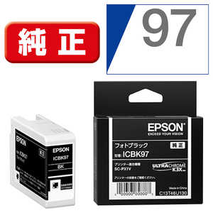 エプソン EPSON 純正インクカートリッジ フォトブラック ICBK97 エプソン EPSON 純正インクカートリッジ フォトブラック ICBK97