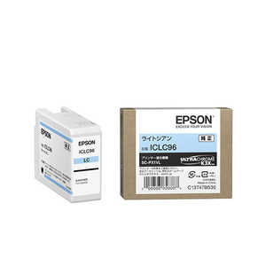 エプソン　EPSON 純正インクカｰトリッジ ライトシアン ICLC96