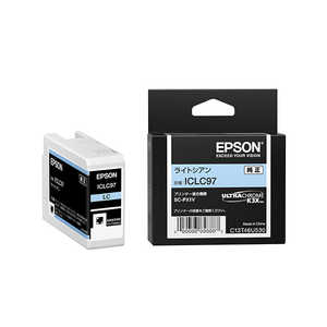 エプソン　EPSON 純正インクカｰトリッジ ライトシアン ICLC97