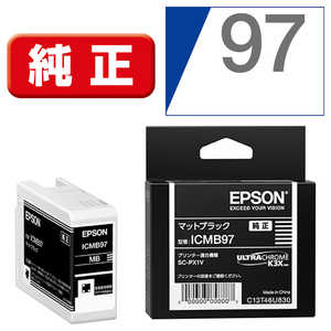 エプソン EPSON 純正インクカートリッジ マットブラック ICMB97 エプソン EPSON 純正インクカートリッジ マットブラック ICMB97