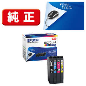 エプソン　EPSON 純正インクカｰトリッジ 4色パック 標準インク IB07CL4A