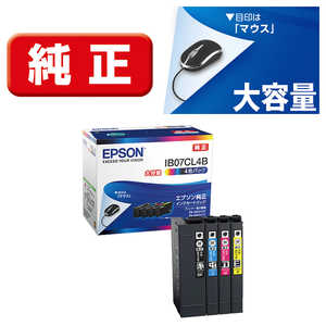 ＜コジマ＞ エプソン EPSON 純正プリンターインク 4色パック大容量インク IB07CL4B