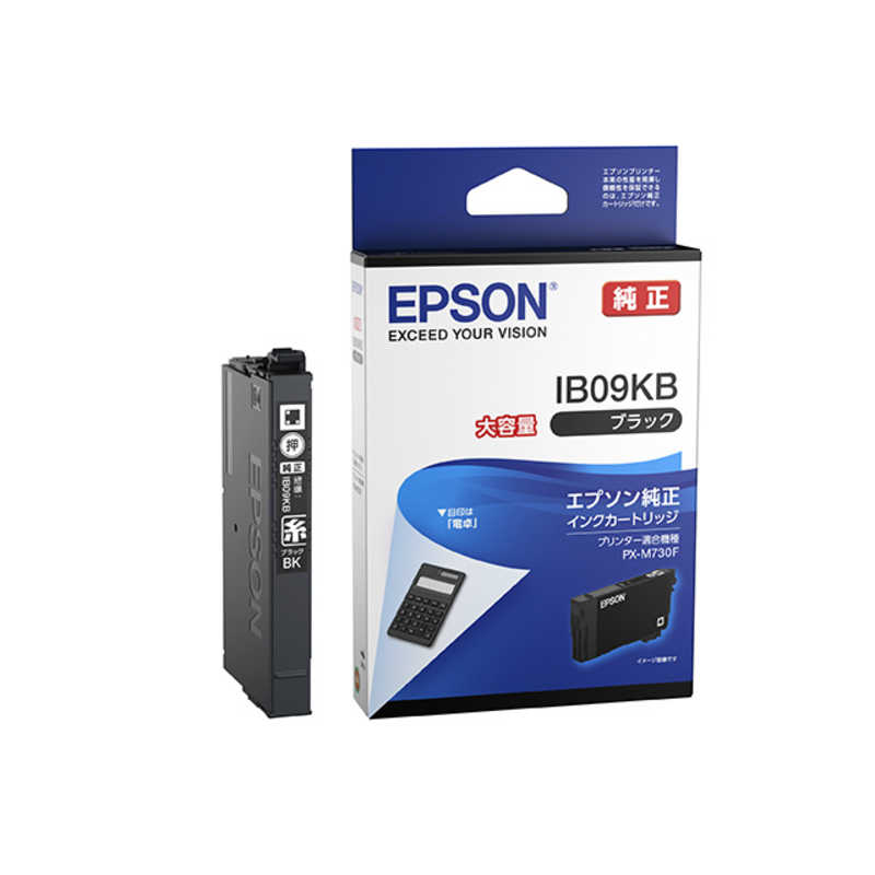 エプソン　EPSON エプソン　EPSON 純正インクカートリッジ ブラック 大容量インク IB09KB IB09KB