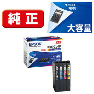 ץ EPSON 󥯥ȥå 4ѥå ̥ IB09CL4B